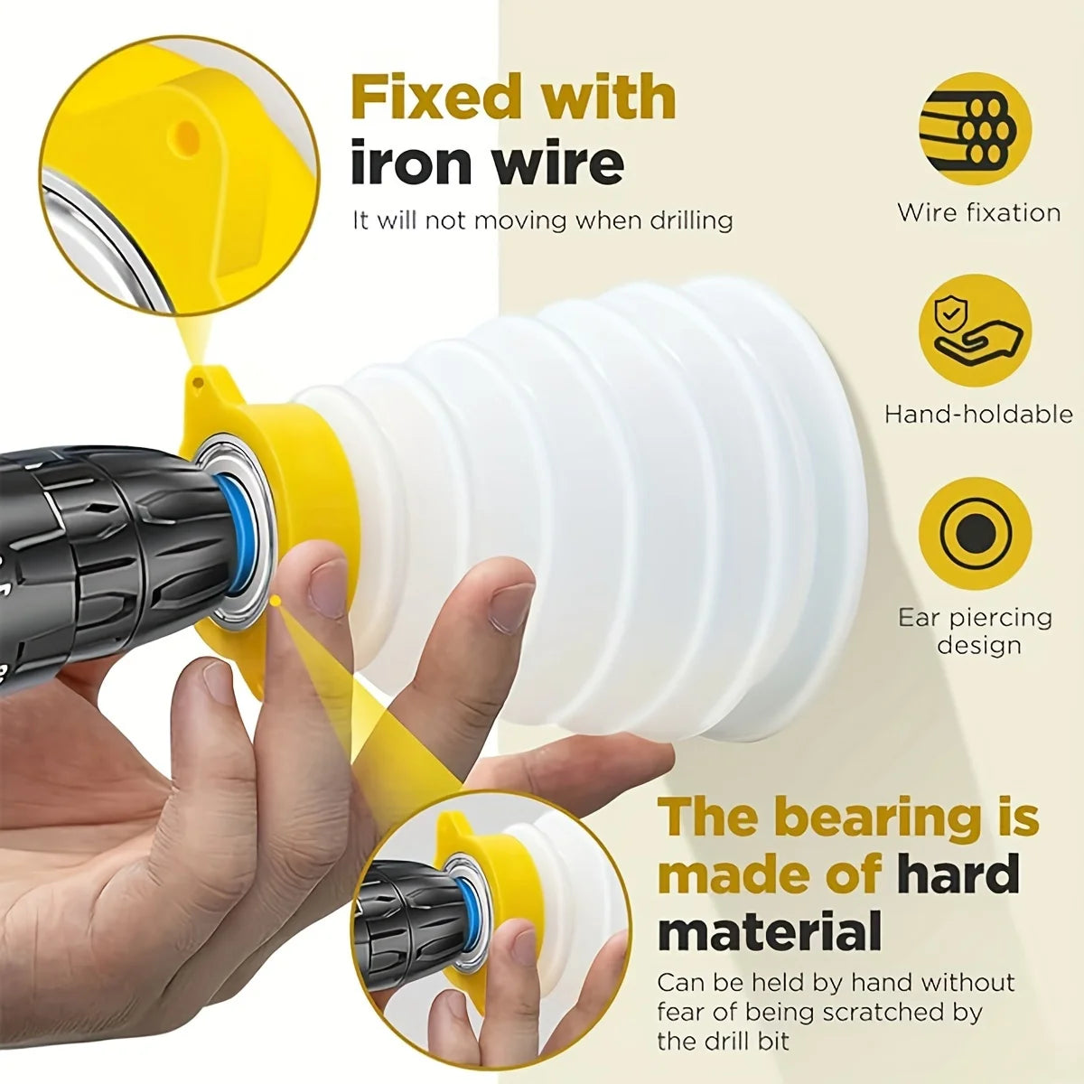 DustShield Pro – perfuração limpa, sem poeira